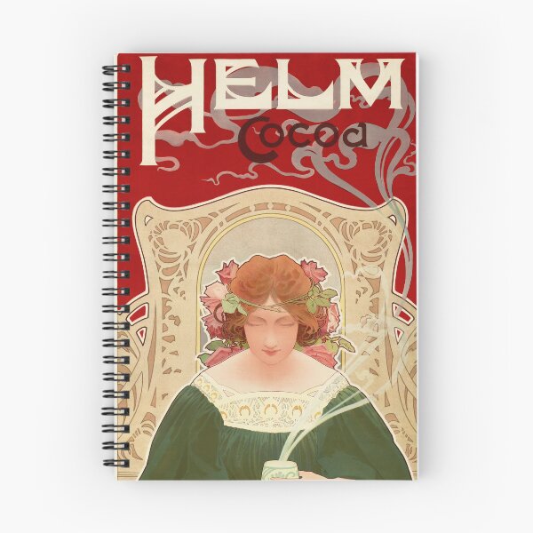 Artikelvorschau, HELM COCOA Helmond Holland Chocolate Drink 1899 Jugendstil-Plakat von Privat Livemont entworfen und verkauft von retroposters.