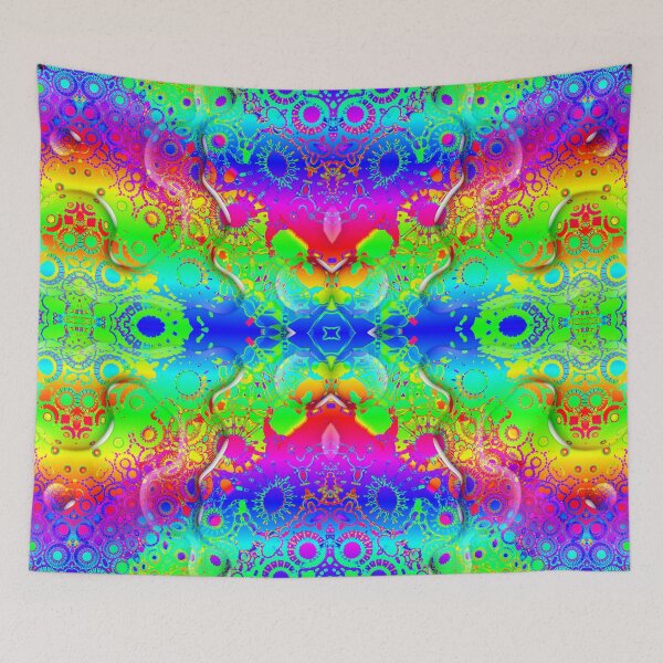 Item preview, FUNNY ABSTRACT WATERDROP RAINBOW DREAMING PAINTING. designed and sold by Ralek.