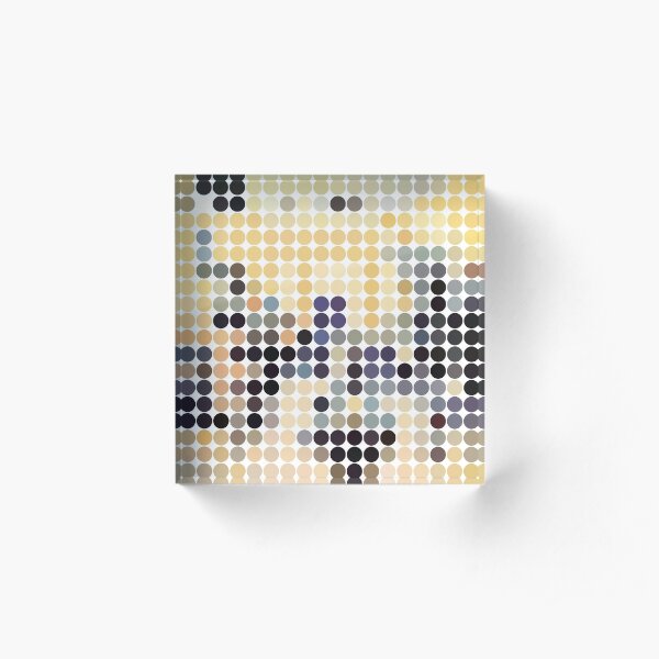 DEFINITELY MAYBE, BENDAY DOTS, OASIS Acrylic Block