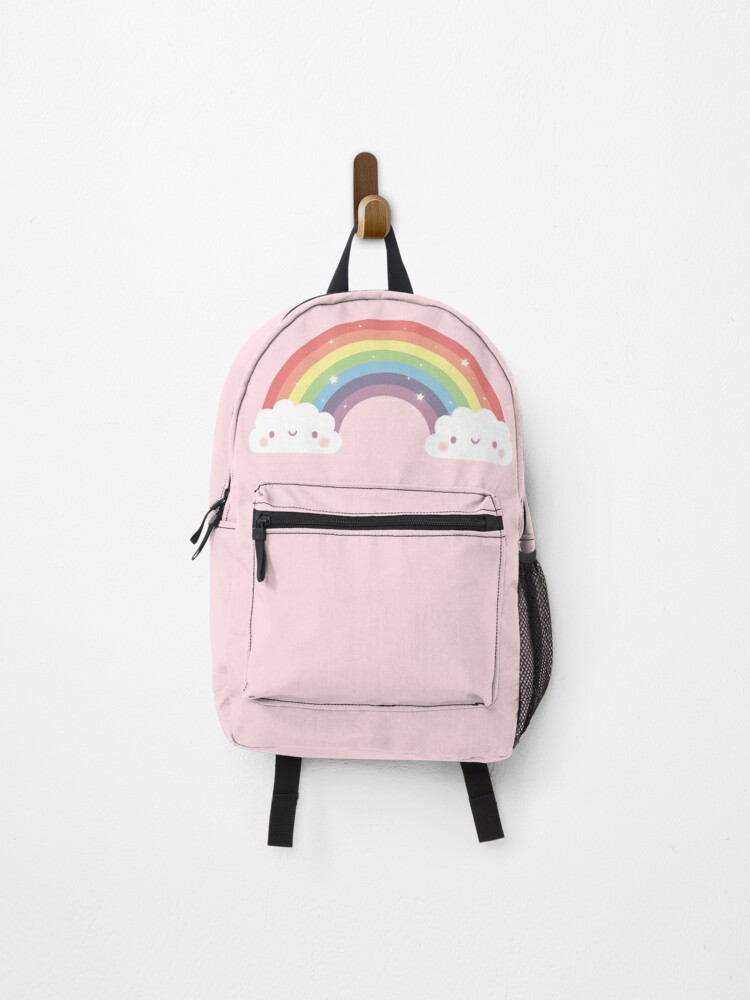 Rainbow discount backpack purse