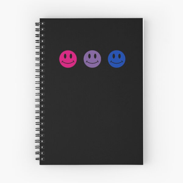 Item preview, Bi Flag Smiley Faces designed and sold by DrunkPolarBear.