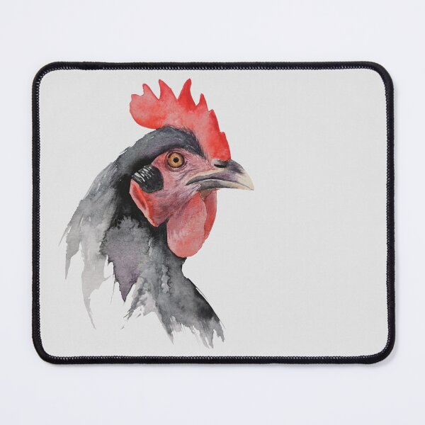 Item preview, Black hen , hen portrait designed and sold by JoannaPol.