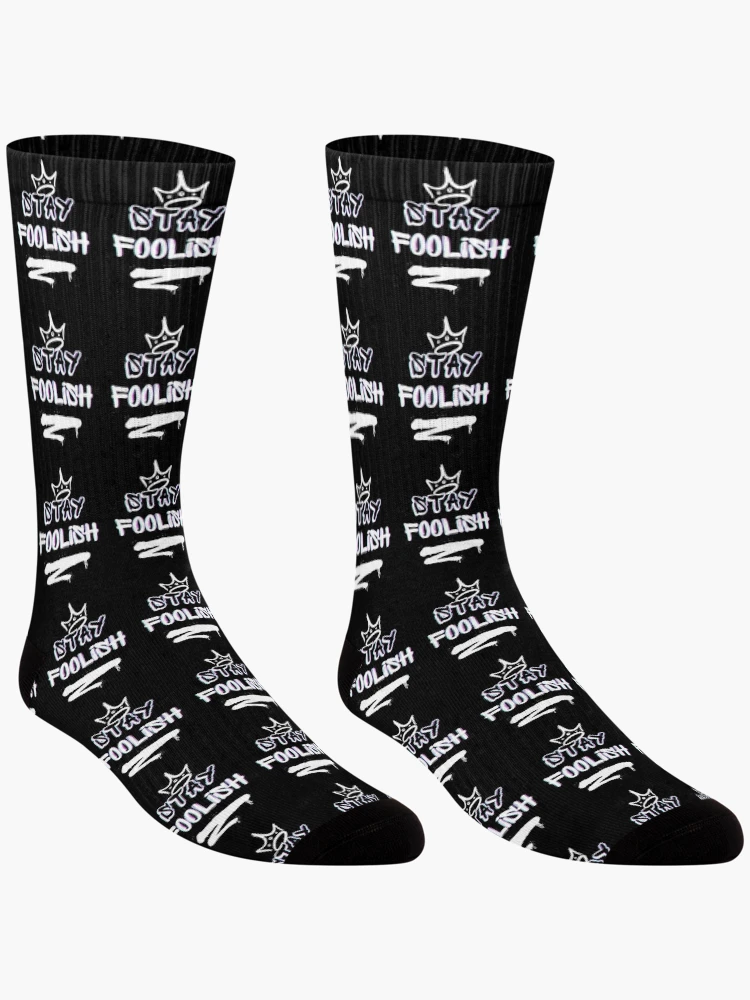 Thumbnail 3 of 5, Socks, Stay Foolish designed and sold by RIVEofficial.