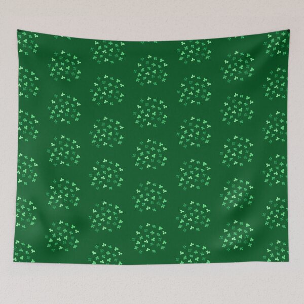 Item preview, Clover Leaves on Green designed and sold by Elena Simonova.