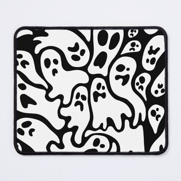 Item preview, Black And White Ghost Pattern designed and sold by TMBTM.