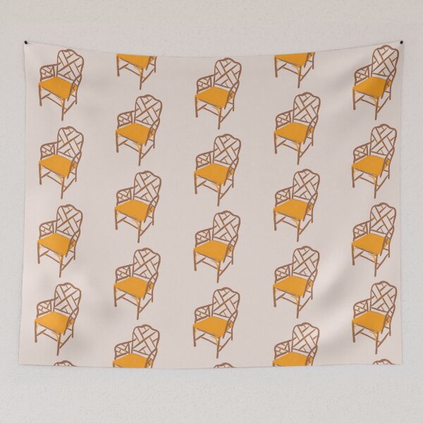 Item preview, Gold Wicker Wooden Chair designed and sold by HeyKCU.