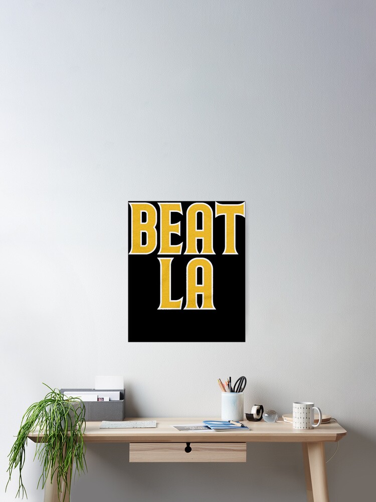 Thumbnail 2 of 3, Poster, Beat LA logo designed and sold by AYDINLINDA.