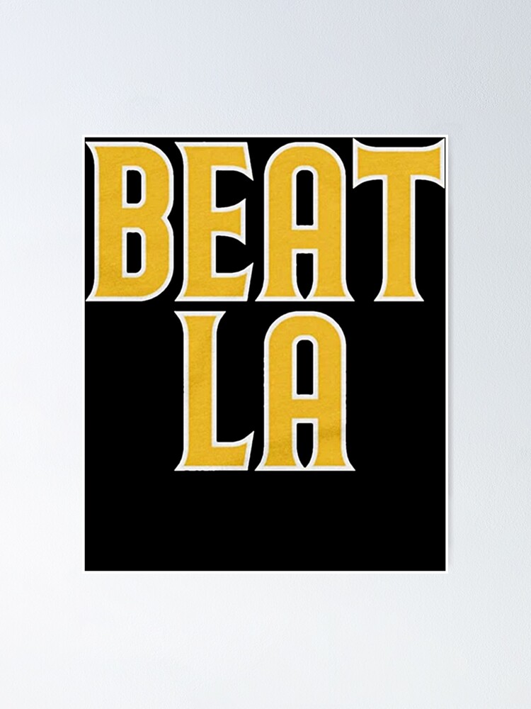 Thumbnail 1 of 3, Poster, Beat LA logo designed and sold by AYDINLINDA.