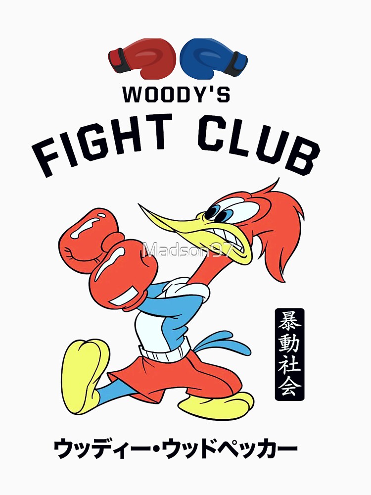 Woody Woodpecker's Fight Club Mens Hoodie