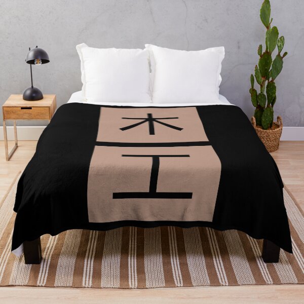 Item preview,  Woodworking "Wood" Japanese Characters 木工 designed and sold by OldCamp.