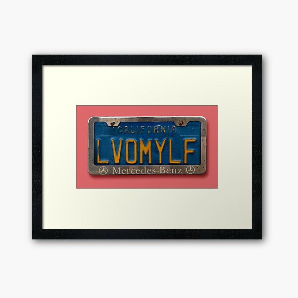 LVOMYLF Framed Art Print
