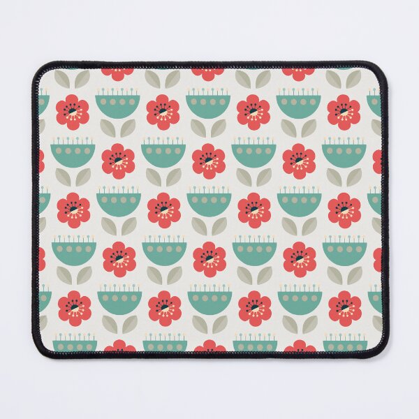 Item preview, Blomma, 70s Mid Century Retro Flower Seamless Pattern - Retro Styles designed and sold by BesanoStyle.