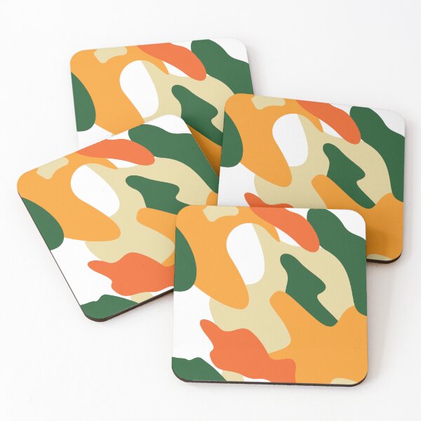 Item preview, Orange and green camo designed and sold by GEWINN.