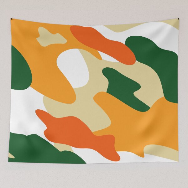 Item preview, Orange and green camo designed and sold by GEWINN.