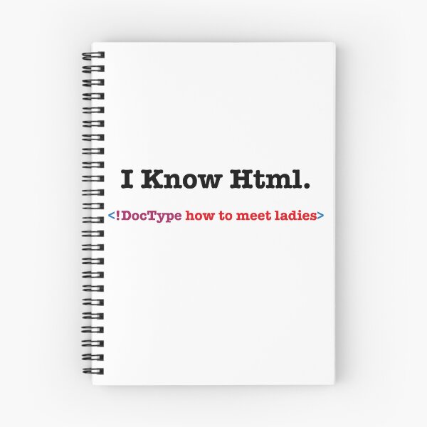 Aperçu de l'œuvre Je connais HTML Comment rencontrer des femmes créée et vendue par Zakaria-4.