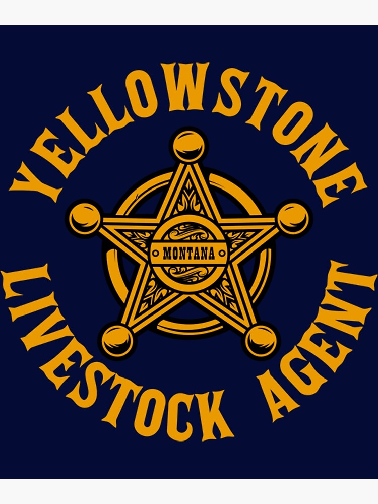 "Livestock Agent Yellowstone " Poster for Sale by EllieUK Redbubble