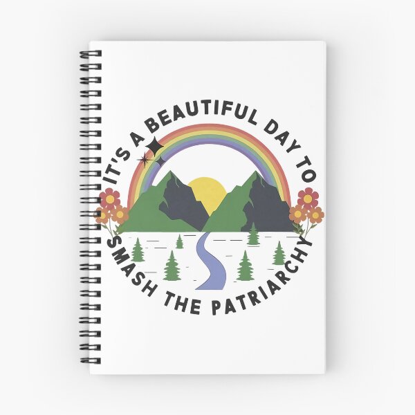Item preview, It's A Beautiful Day To Smash The Patriarchy retro Feminism designed and sold by AlbredaAE.