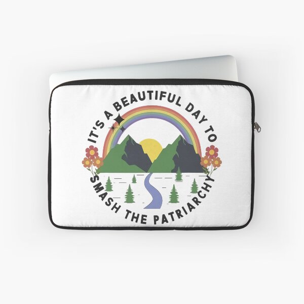Item preview, It's A Beautiful Day To Smash The Patriarchy retro Feminism designed and sold by AlbredaAE.