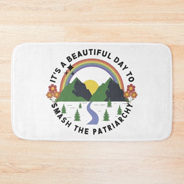 Item preview, It's A Beautiful Day To Smash The Patriarchy retro Feminism designed and sold by AlbredaAE.
