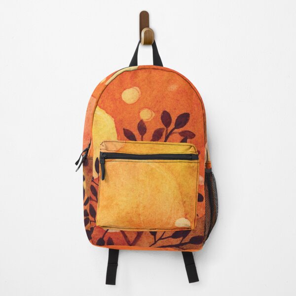 Item preview, Cheery, Warm Yellow and Orange Watercolor with Bokeh and Leaves designed and sold by Kelly Roy.