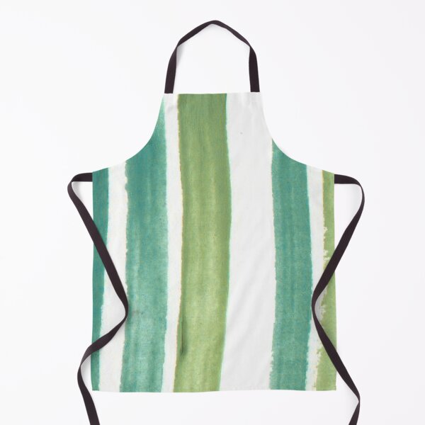 Item preview, Green And White Vertical Striped designed and sold by risingrocket.