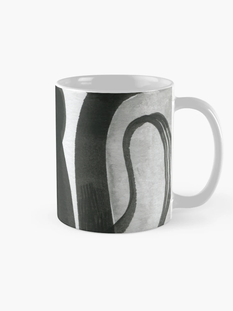 Thumbnail 3 of 6, Coffee Mug, Ink Abstract #1 designed and sold by microstudio.