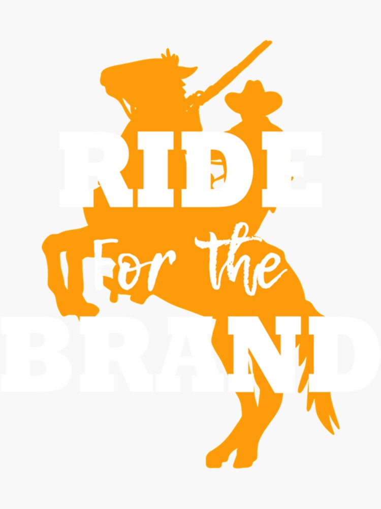 "Ride For The Brand Yellowstone " Sticker for Sale by EllieUK Redbubble