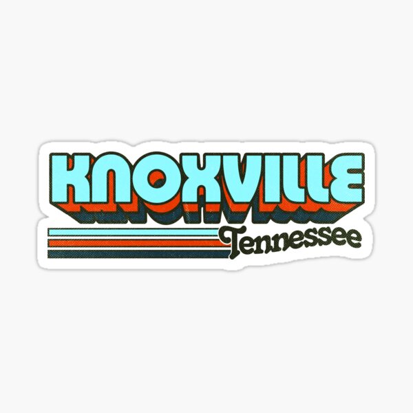 Vista previa del artículo con la obra «Knoxville, TN | Rayas de la ciudad», diseñado y vendido por retroready.