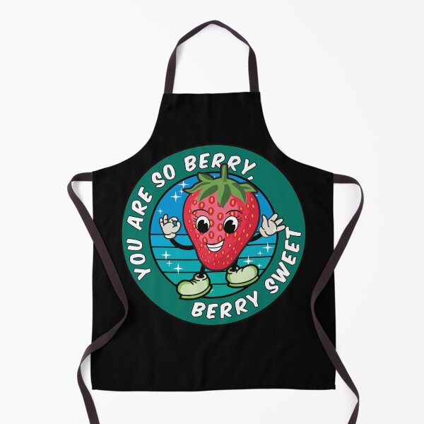 Item preview, Funny Cartoon Strawberry Pun: You are berry sweet designed and sold by Happy Puppy Print On Demand.