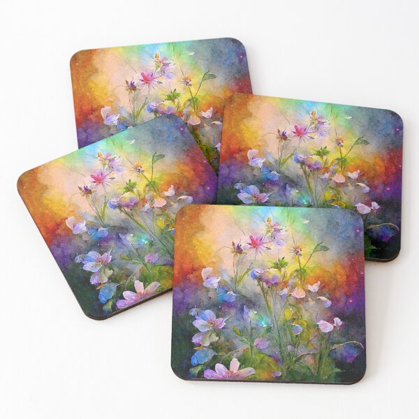 Item preview, Rainbow Wildflowers designed and sold by ChaosInspired.