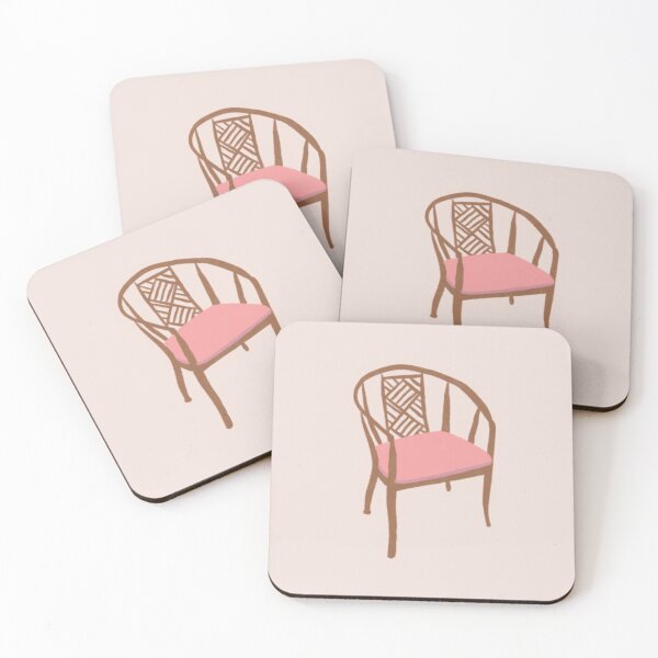 Item preview, Wood Chair Pink Seat designed and sold by HeyKCU.
