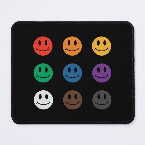 Item preview, Rainbow Flag Smiley Faces designed and sold by DrunkPolarBear.