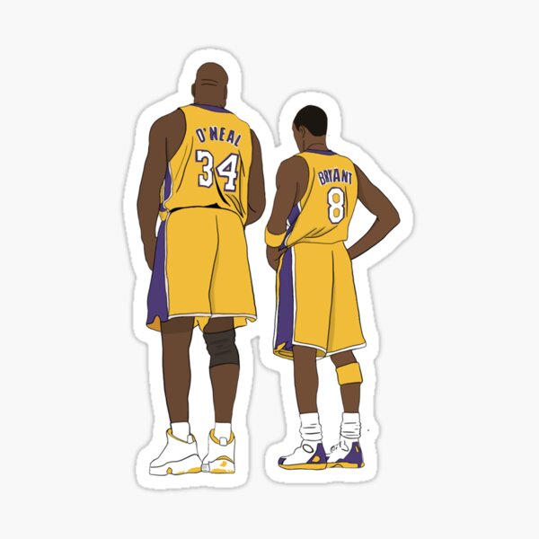 Aperçu de l'œuvre Duo de lakers dynamiques créée et vendue par AYDINLINDA.