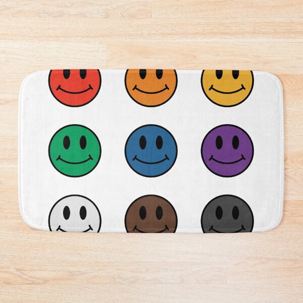 Item preview, Rainbow Flag Smiley Faces designed and sold by DrunkPolarBear.