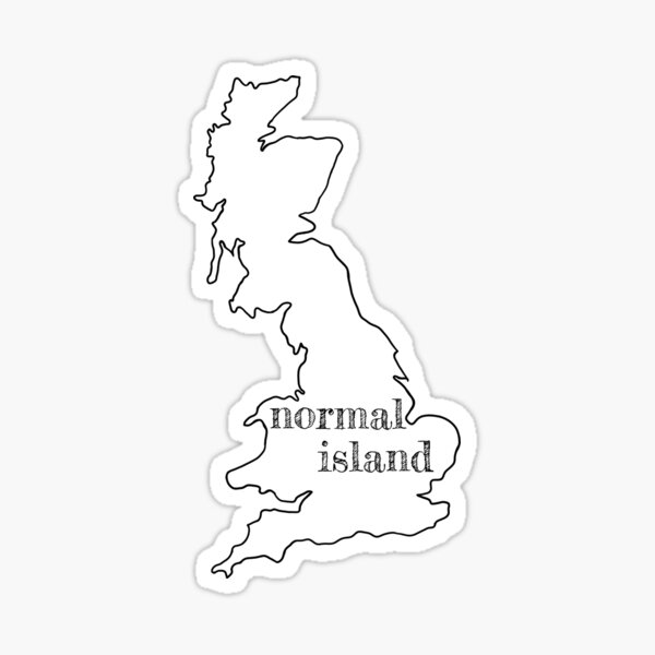 normal island Sticker