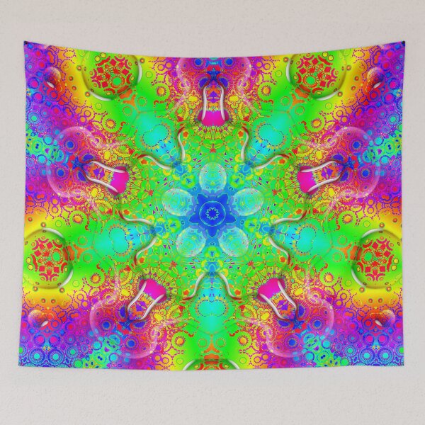 Item preview, ABSTRACT WATERDROP RAINBOW DREAMING PAINTING. designed and sold by Ralek.
