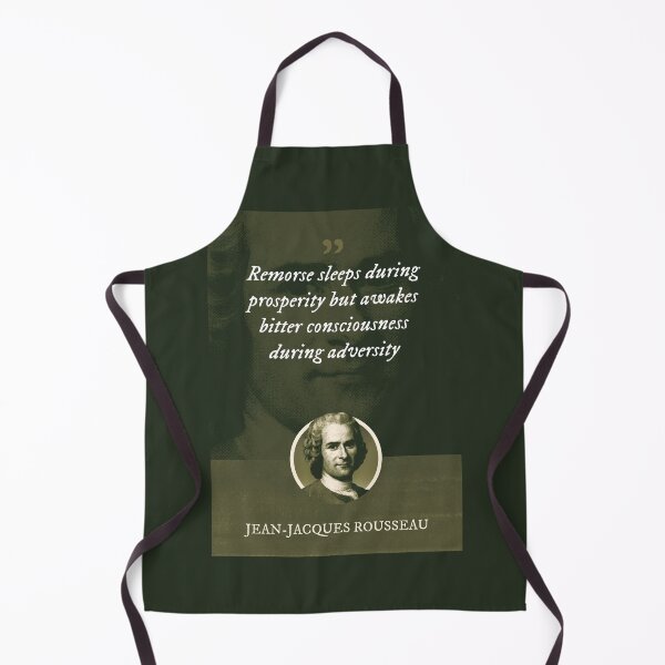 Item preview, Jean-Jacques Rousseau - Remorse sleeps during prosperity but awakes bitter consciousness during adversity designed and sold by Syahrasi.