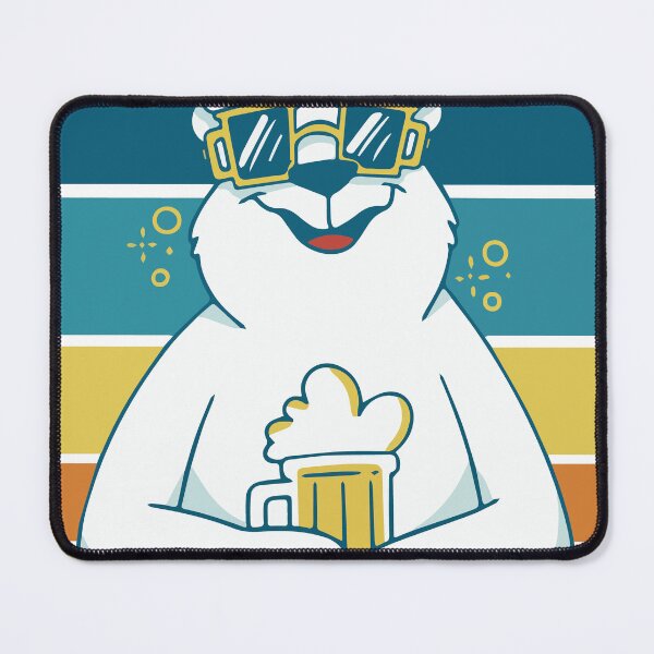 Item preview, Featuring a polar bear holding a beer - Polar bear animal with beer designed and sold by Palteeshop.