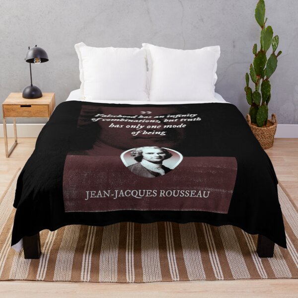 Item preview, Jean-Jacques Rousseau - Falsehood has an infinity of combinations, but truth has only one mode of being designed and sold by Syahrasi.