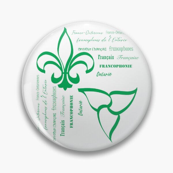 Item preview, Franco-Ontarian logo design with text/phrases designed and sold by Lynn Callewaert.