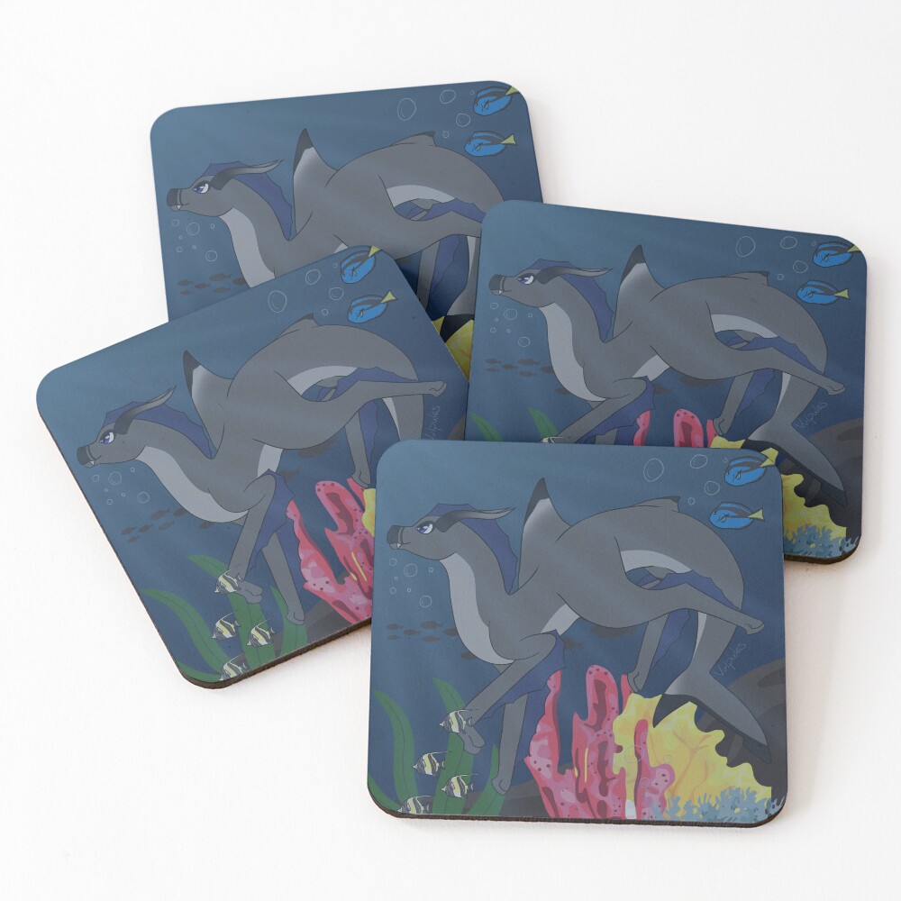 Item preview, Coasters (Set of 4) designed and sold by Vulpixles.