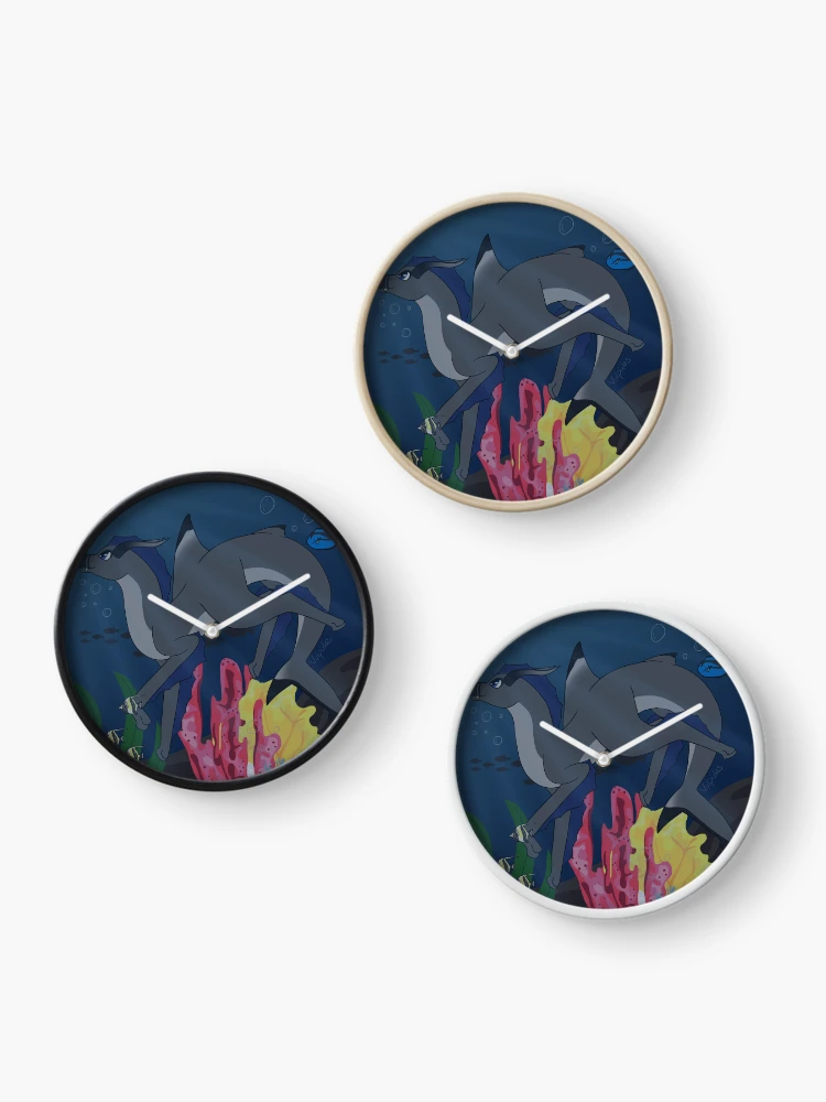 Thumbnail 3 of 4, Clock, Mako designed and sold by Vulpixles.