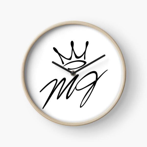 MJ King of Pop Crown - Thriller-style - black - (Michael Jackson) Clock
