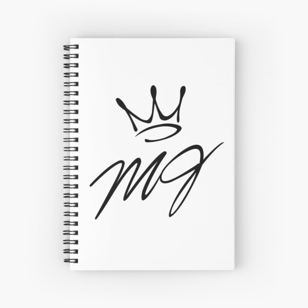 MJ King of Pop Crown - Thriller-style - black - (Michael Jackson) Spiral Notebook