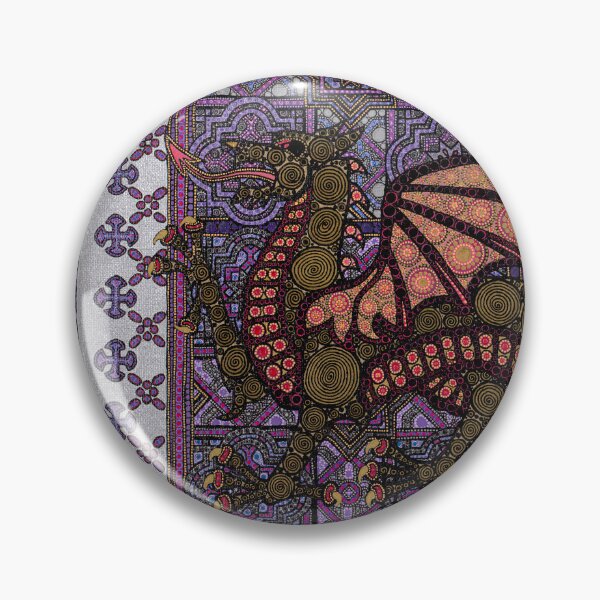 Item preview, Medieval Dragon in Purple designed and sold by DrKimsFineArt.