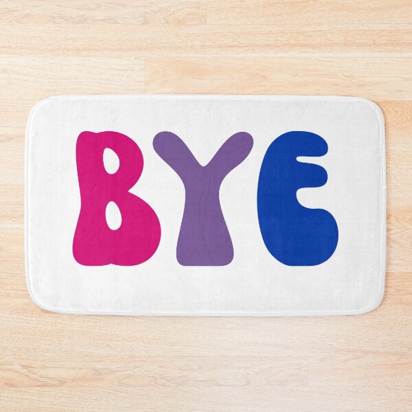 Item preview, 'Bye' Bi Flag designed and sold by DrunkPolarBear.