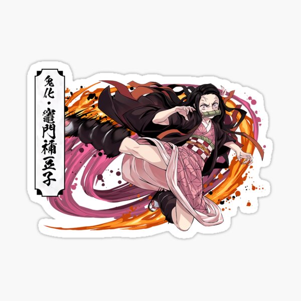Nezuko Kawaii Stickers for Sale