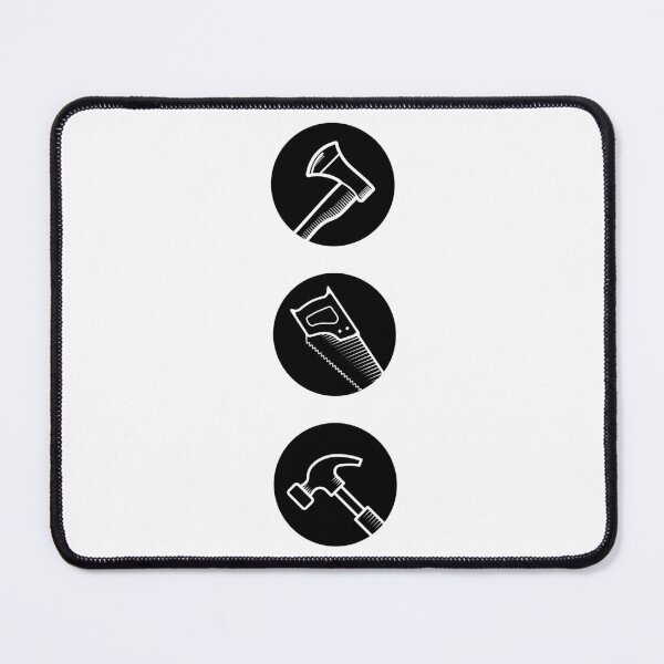 Item preview, Woodworking Tools Black on White designed and sold by OldCamp.