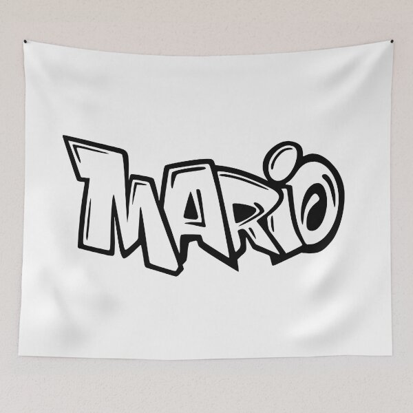 Item preview, Mario - Graffiti Name Design designed and sold by NameThatShirt.