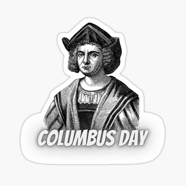 Columbus Day Sticker